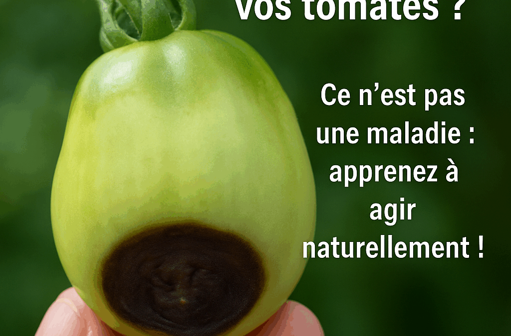 🍅 Le “cul noir” des tomates : pourquoi ça arrive et comment réagir sans paniquer