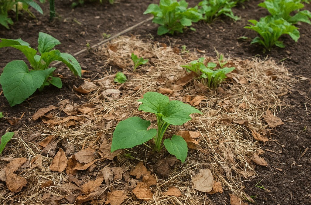 Pailler son potager quand on manque de matière : astuces et alternatives
